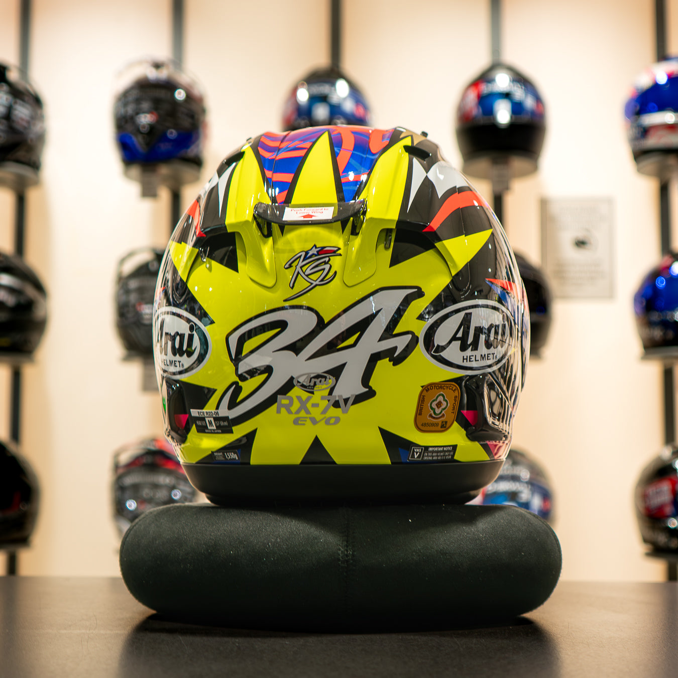 Arai RX-7V Evo Schwantz 30th Anniversary