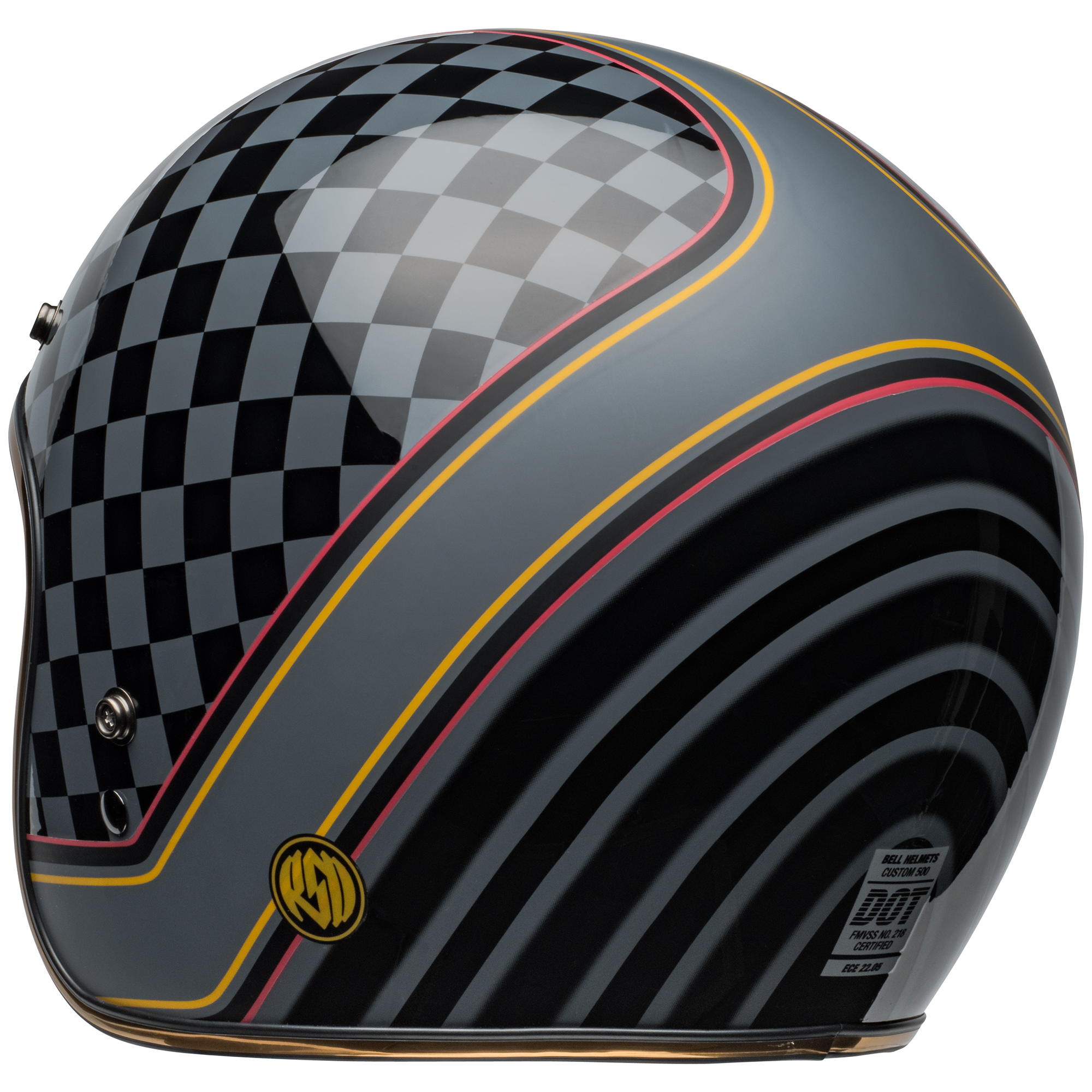 Bell Custom 500 Helmet (RSD Wreckers Matte Gloss Black/Gold)