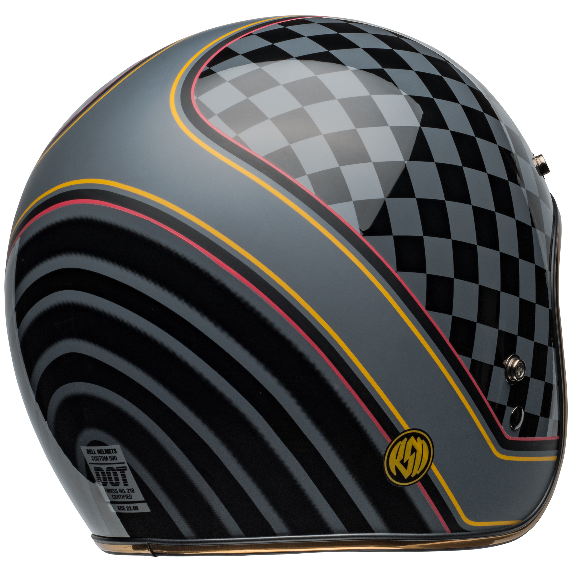 Bell Custom 500 Helmet (RSD Wreckers Matte Gloss Black/Gold)