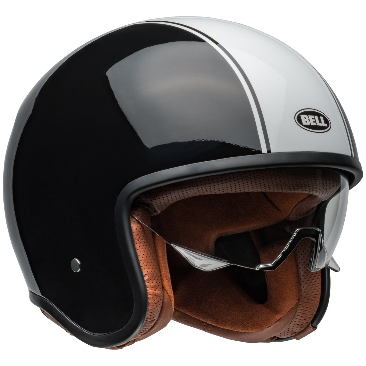 Bell TX-501 06 Helmet - Rally Gloss Black / White