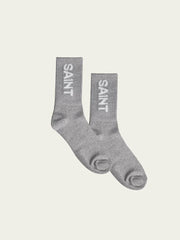 Unisex SA1NT Bamboo Crew Socks - Grey