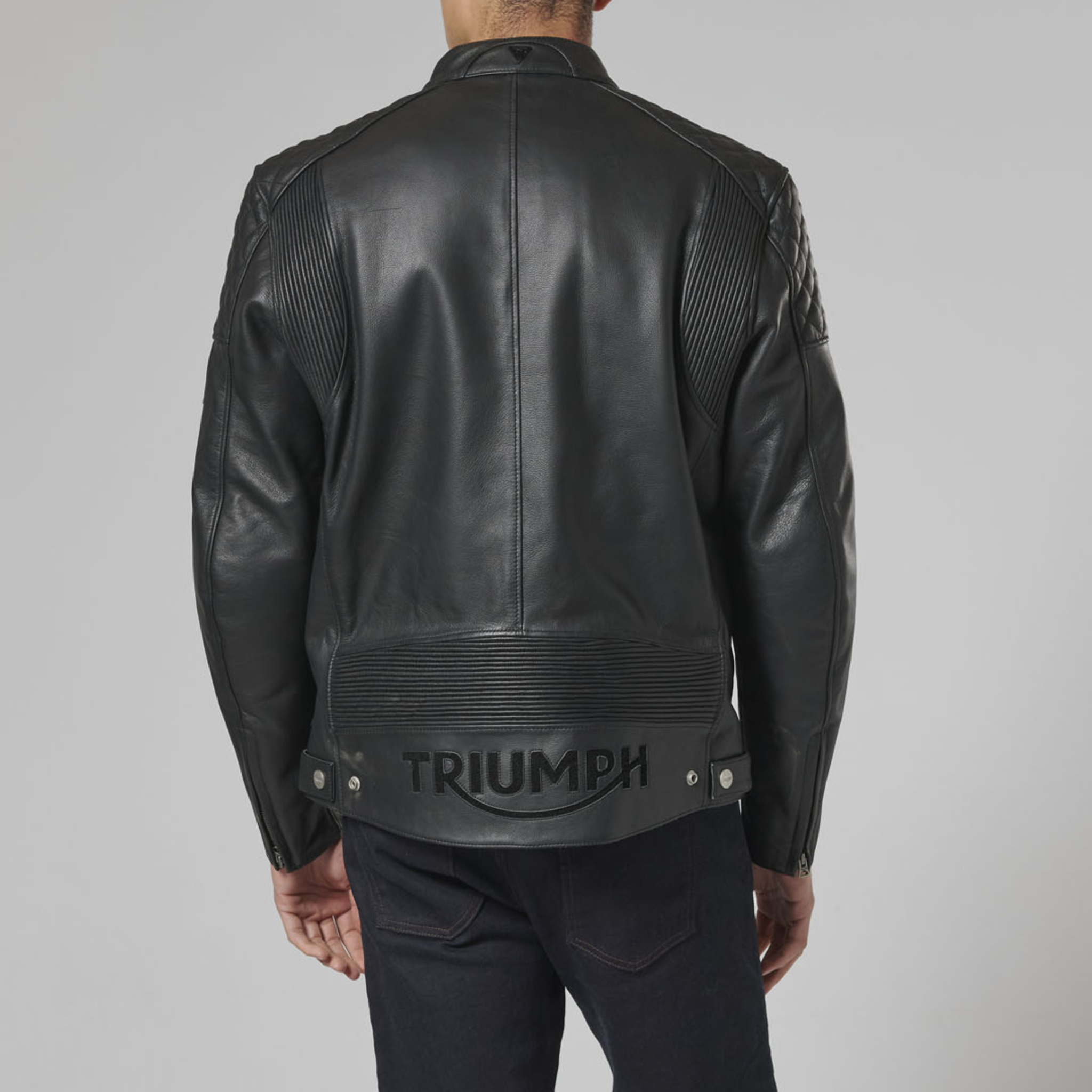 Triumph Braddan Asymmetric Leather Jacket