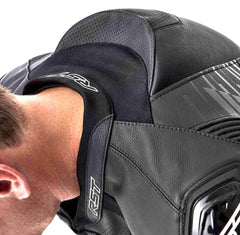 RST Tractech Evo D3O Leather Jacket - Black/White
