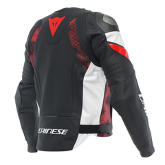 DAINESE AVRO 5 LEATHER JACKET RED LAVA