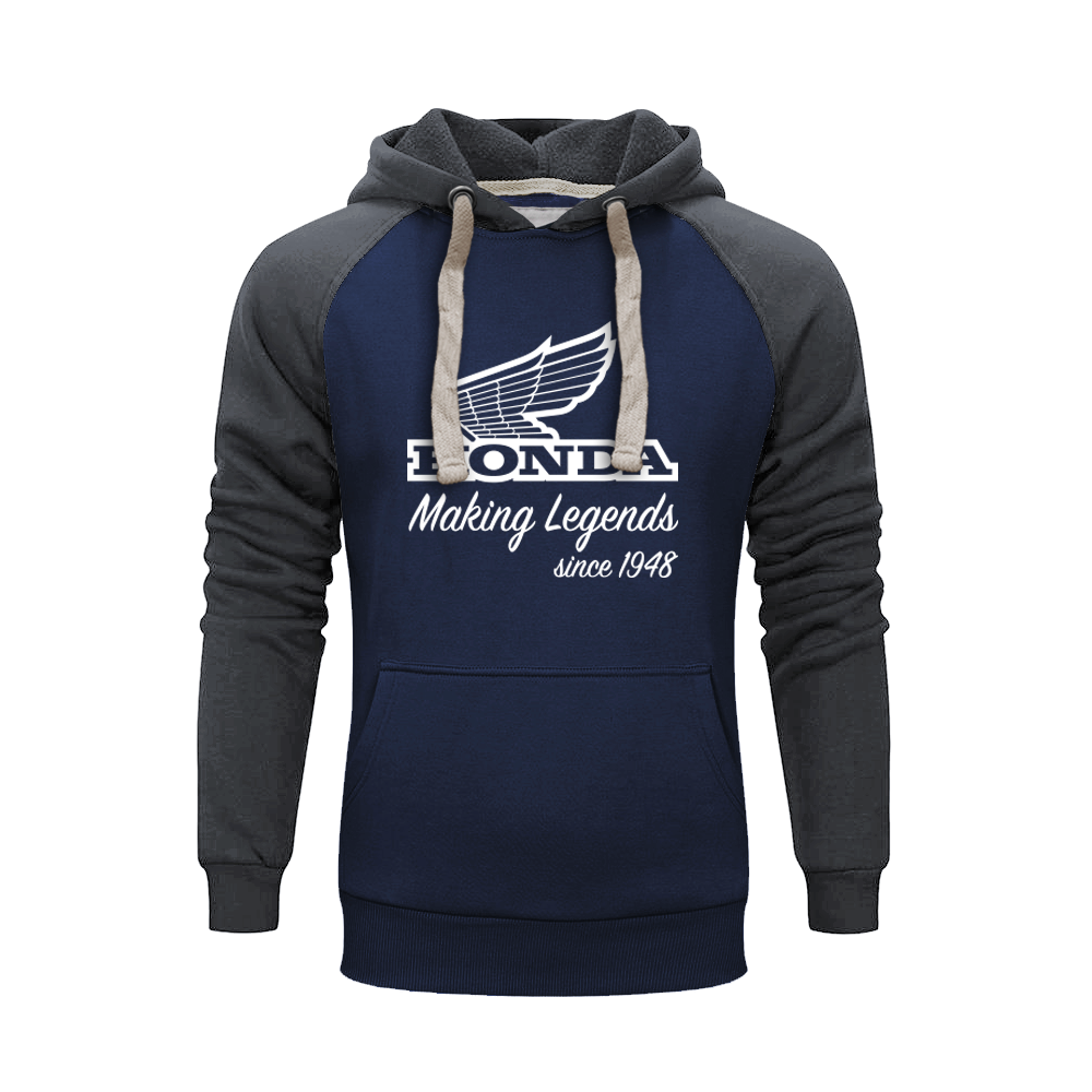 Honda Legend Maker Hoodie - Grey/ Blue
