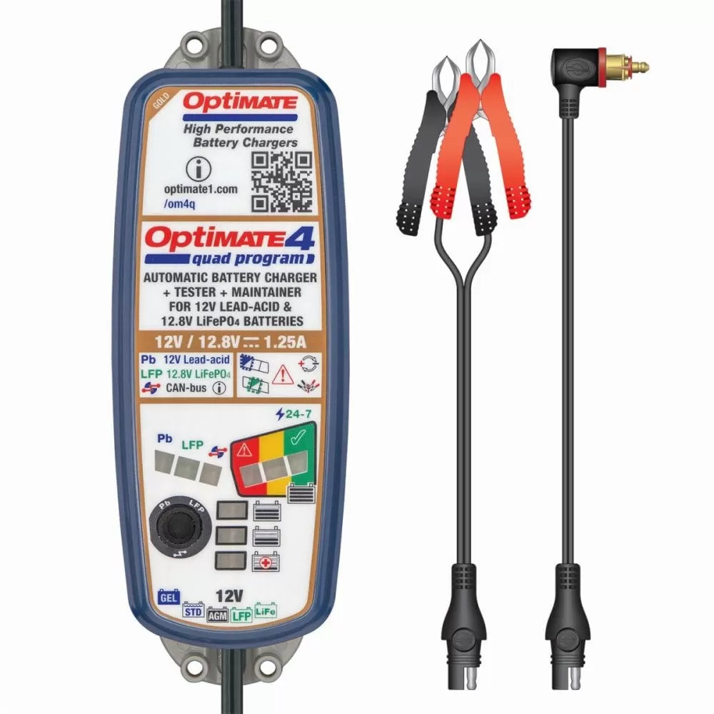 Optimate 4 Quad Program 12V Golder Charger