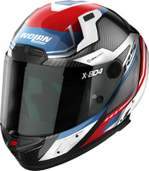 Nolan X-804 RS Ultra Carbon - Maven Carbon / White / Blue / Red