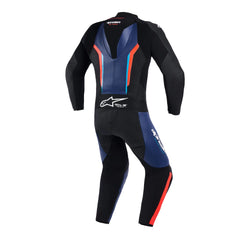Alpinestars GP Force V2 Leather Suit 1PC Black Blue Red Fluo