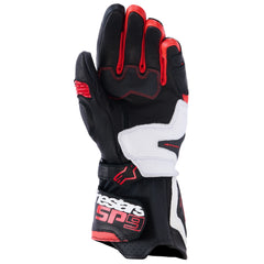 Alpinestars SP-9 Gloves Black White Bright Red