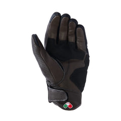 Alpinestars Mustang V3 Leather Gloves Dark Brown Black