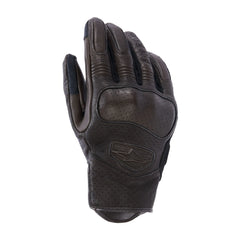 Alpinestars Mustang V3 Leather Gloves Dark Brown Black