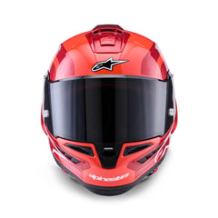 Alpinestars Supertech R10 Arius Helmet ECE06 Blk Wht Double Rd Glossy