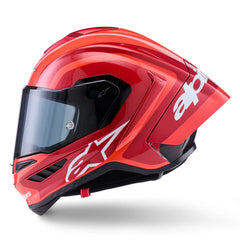 Alpinestars Supertech R10 Arius Helmet ECE06 Blk Wht Double Rd Glossy